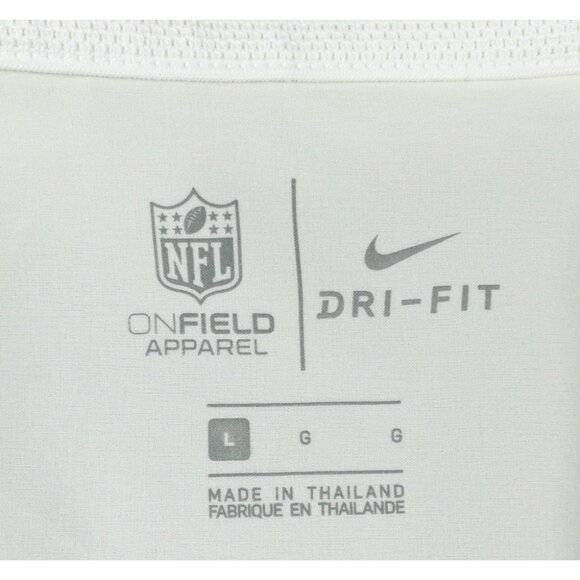 Seattle Seahawks Nike OnField Polo Shirt Men's Large White NFL Dri-Fit Coach - Picture 3 of 14
